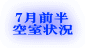 7月前半 空室状況 